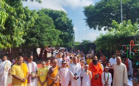 श्रीराम वेद आश्रम में धूम से मनाया गया स्वतंत्रता दिवस