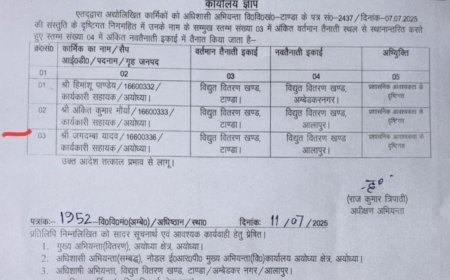 अम्बेडकरनगर: स्थानांतरण के बाद भी कुर्सी पर जमे बाबू जगदंबा, भ्रष्टाचार का खेल जारी
