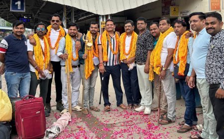 सुल्तानपुर: मणि महेश कैलाश यात्रा को गये श्रद्धालुओं के दल की हुई सकुशल वापसी, हुआ स्वागत