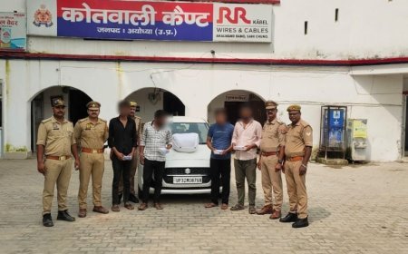 अयोध्या: थाना कैंट पुलिस ने अवैध गांजा तस्करी के गिरोह का किया भंडाफोड़, चार अभियुक्त गिरफ्तार