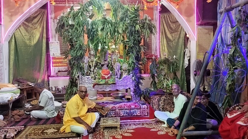 सिद्ध पीठ श्री गहोई मंदिर में झूलनोत्सव कार्यक्रम का भव्य हुआ समापन