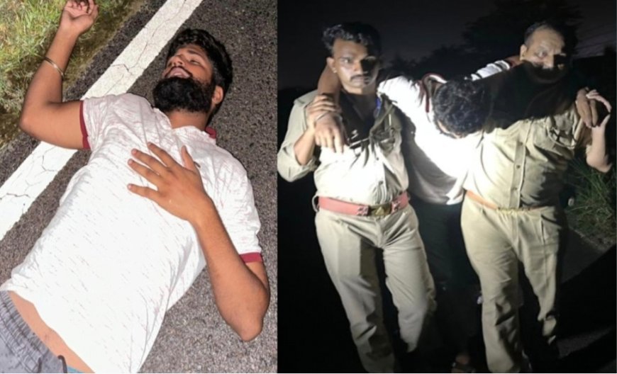 नाबालिग से छेड़छाड़ कर वीडियो वायरल करने वाला आरोपी मुठभेड़ में गिरफ्तार