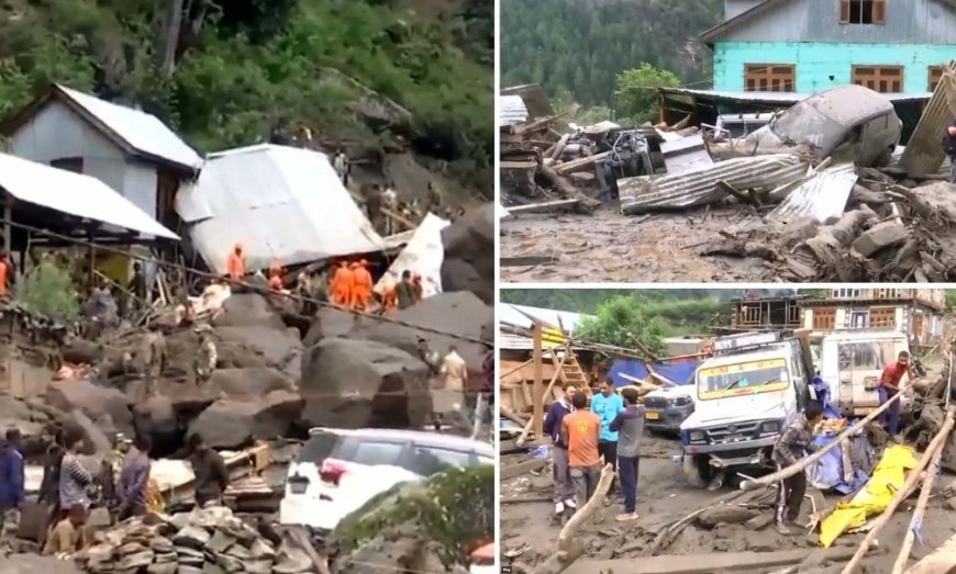 किश्तवाड़ में बादल फटा, हुई भारी तबाही, मरने वालों की संख्या हुई 60