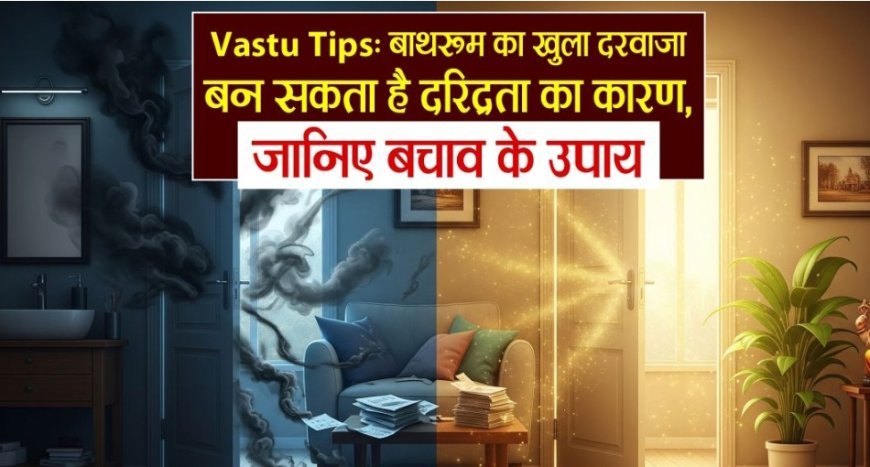 Vastu Tips: बाथरूम का खुला दरवाजा बन सकता है दरिद्रता का कारण, जानिए बचाव के उपाय