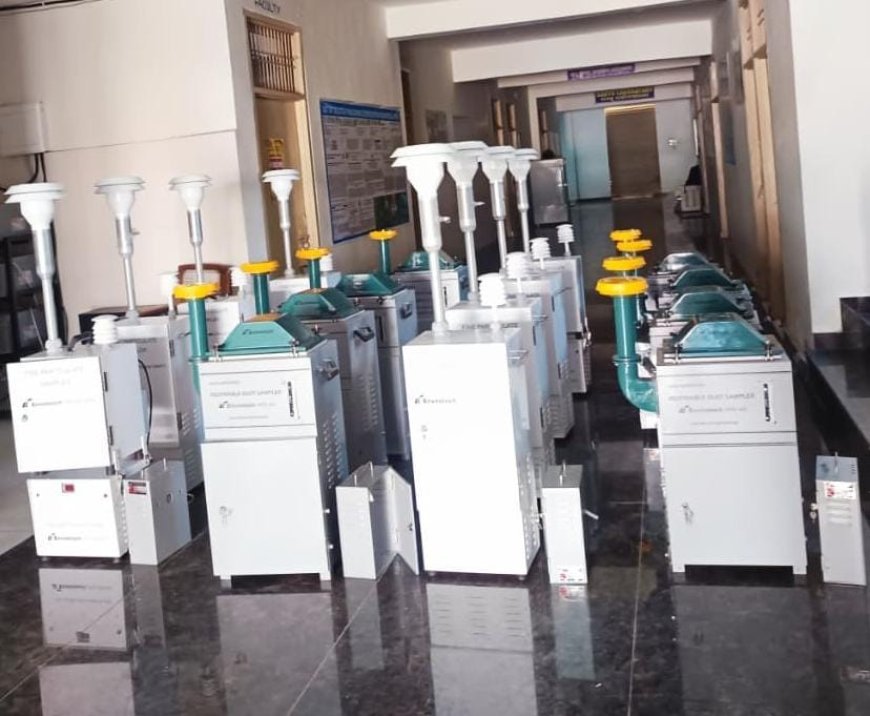 अयोध्या: वायु प्रदूषण निगरानी के लिए विवि को मिले 50 लाख के 16 रेस्पिरेबल डस्ट सैंपलर