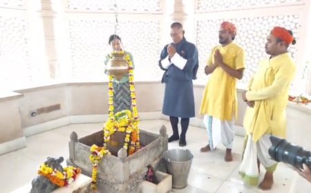 भूटान के प्रधानमंत्री ने रामलला के दरबार में बिताए 1.40 मिनट, सम्मान में हुआ भोज