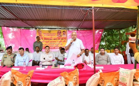 अयोध्या : बाढ़ प्रभावित क्षेत्रों का दौरा, राहत कार्य तेज