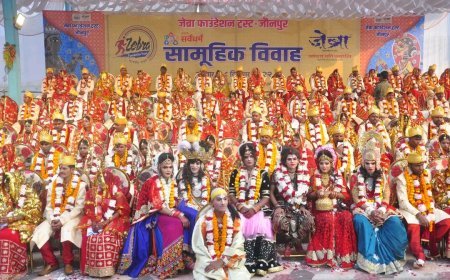 जौनपुर : ज़ेब्रा नवम् सर्वधर्म सामूहिक विवाह 14 दिसम्बर 2025 को