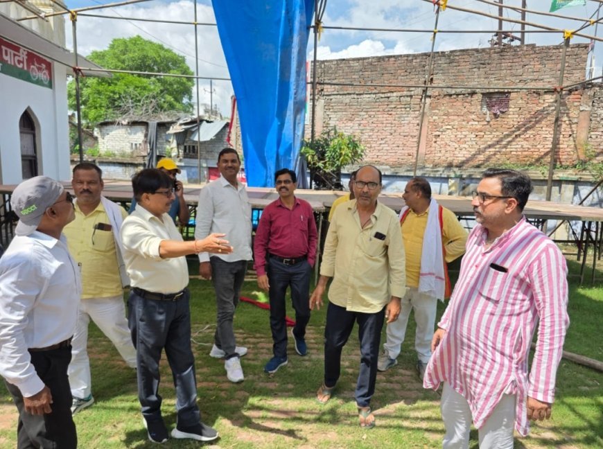 अयोध्या: सपा का शिक्षक सम्मान समारोह कल, तैयारियां पूरी