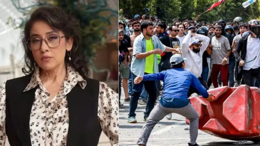 मनीषा कोइराला  ने  नेपाल पर अपनी चुप्पी तोड़ते हुए कहा, यह उसके लिए काला दिन