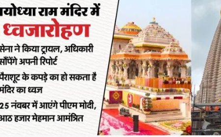अयोध्या: सेना ने किया राम मंदिर में ध्वजारोहण का ट्रायल, दिसंबर तक पूरी तरह से खुल जाएगा परिसर