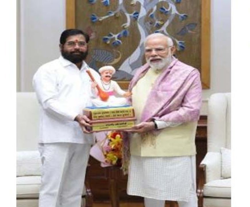 अचानक दिल्ली पहुंच कर शिंदे ने प्रधानमंत्री से की मुलाकात, दोनों लगभग डेढ़ घंटे रहे साथ