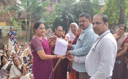 अयोध्या: आशा कार्यकर्ताओं का आक्रोश: अमानीगंज ब्लॉक में सरकार के खिलाफ जोरदार नारेबाजी, 11 बिंदुओं पर सौंपा ज्ञापन