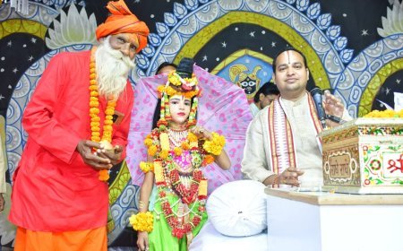 अयोध्या: जीवन में अच्छे रास्ते पर चलना चाहिए- आचार्य धरणीधर