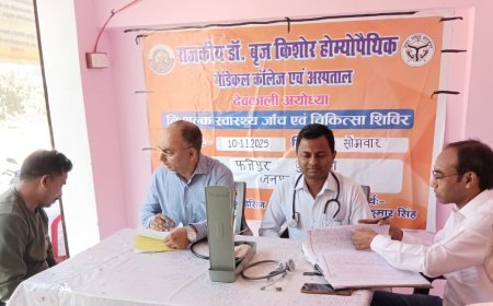 अयोध्या: दिव्यांग असहाय व गरीबों की निशुल्क चिकित्सा ही सच्ची मानवता- प्राचार्य डॉ आशीष कुमार सिंह