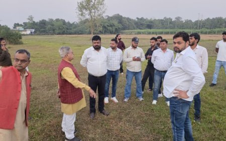 अयोध्या : उप मुख्यमंत्री की होने वाली जनसभा की तैयारी में जुटे भाजपाई