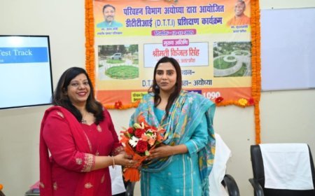 अयोध्या : प्रदेश के सभी जनपदों में मानक अनुरूप लिए जाएं ड्राईविंग टेस्ट : किंजल सिंह 