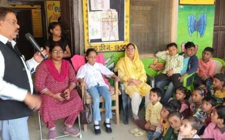 सुल्तानपुर :स्वच्छता, स्वास्थ्य और लोकतंत्र के संकल्प के साथ मनाया विश्व मधुमेह दिवस व बाल दिवस