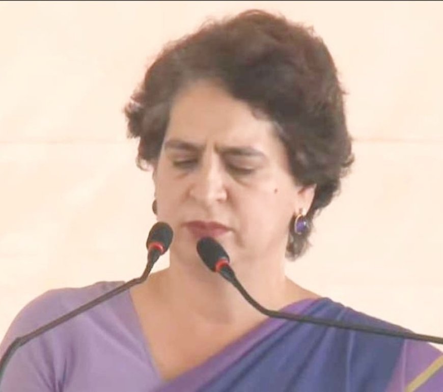 बिहार में प्रियंका गांधी के एक बयान से मचा बवाल, जब कहा कि ज्ञानेश जी  को  हम शांति से रिटायर नहीं होने देंगे