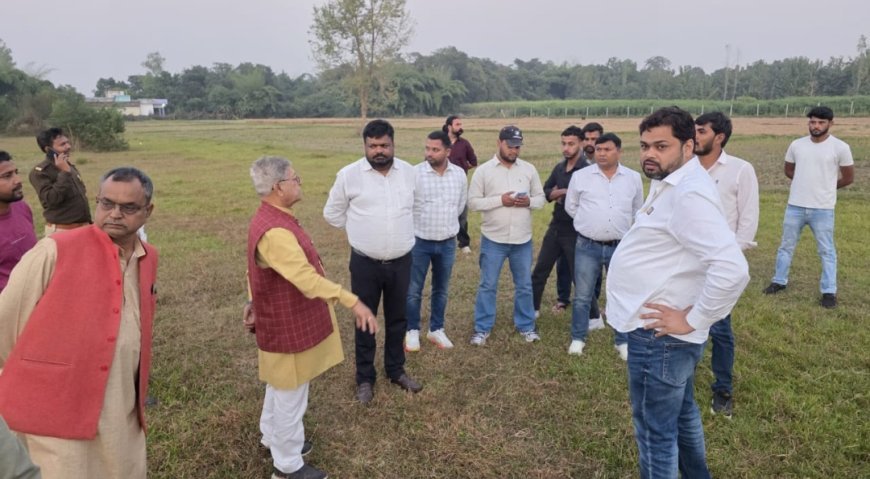 अयोध्या : उप मुख्यमंत्री की होने वाली जनसभा की तैयारी में जुटे भाजपाई