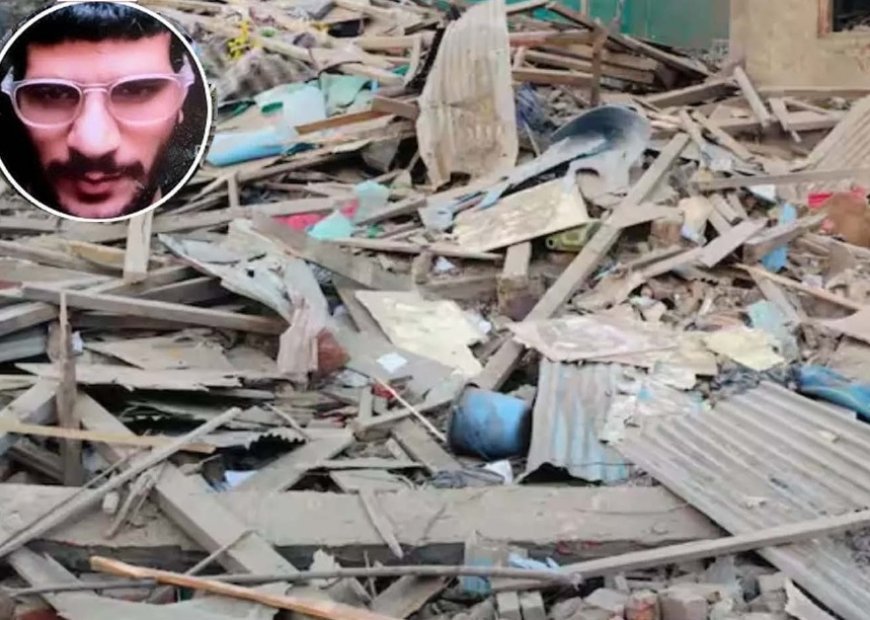 दिल्ली ब्लास्ट का मुख्य आरोपी के घर में हुआ ब्लास्ट , मकान बना मलबे का ढेर