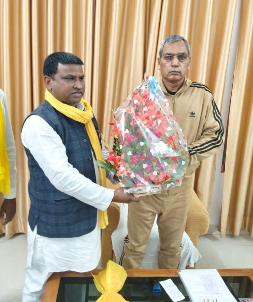 डॉ. जेपी सेन ने लखनऊ में ओम प्रकाश राजभर और अरविंद राजभर से की शिष्टाचार मुलाकात