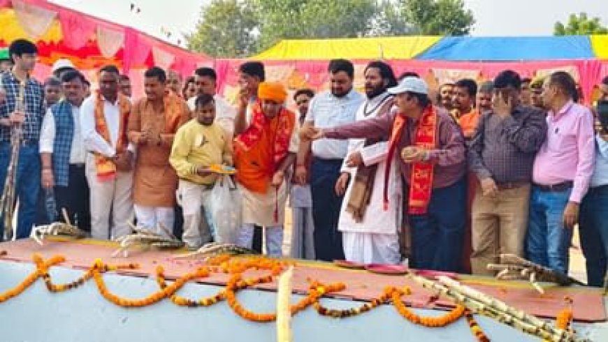 अकबरपुर चीनी मिल ने शुरू किया 2025-26 पेराई