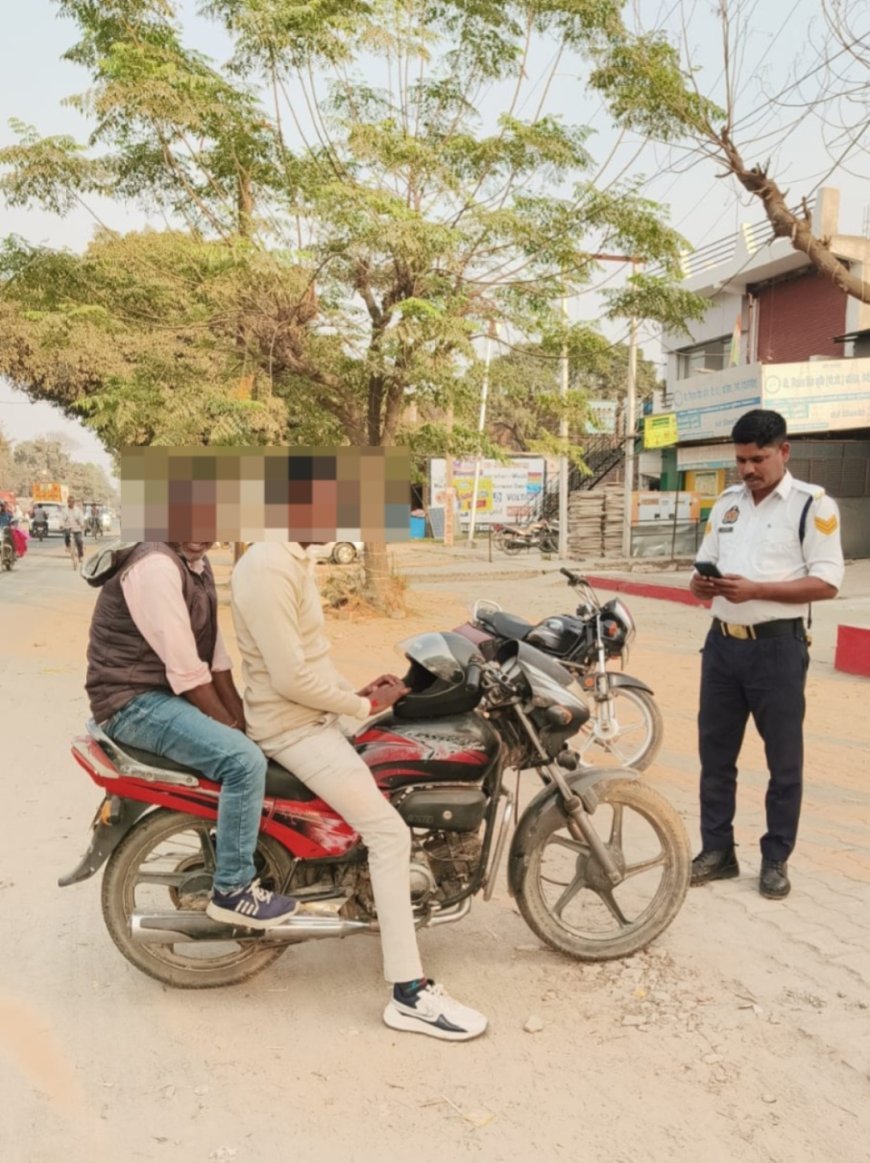 पीलीभीत: यातायात माह में चला विशेष अभियान, 74 चालान, 22 डग्गामार वाहनों पर कार्रवाई