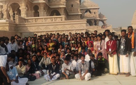 रामलला का दर्शन-पूजन कर गदगद हुए अतिथि