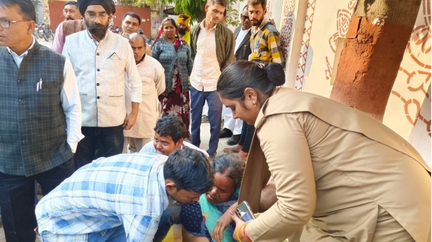 सुल्तानपुर : डीएम के जनता दरबार में महिला फरियादी बेहोश, मचा हड़कप