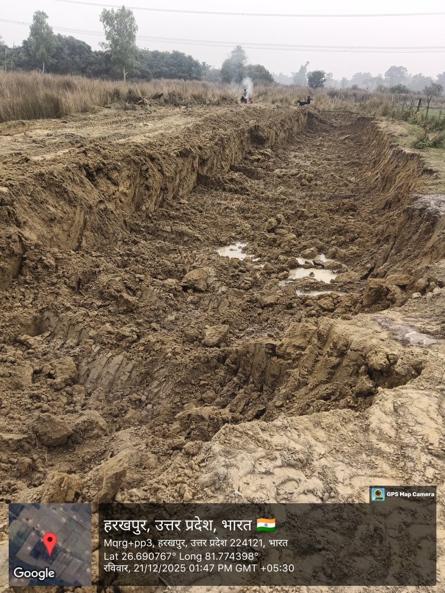 अयोध्या : खनन माफिया के सामने नतमस्तक साबित हो रही स्थानीय पुलिस व खनन विभाग