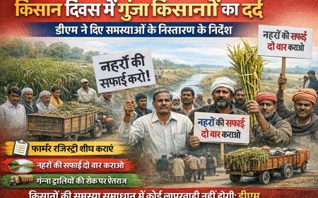 पीलीभीत: किसान दिवस में गूंजा किसानों का दर्द, डीएम ने समयबद्ध निस्तारण के दिए निर्देश