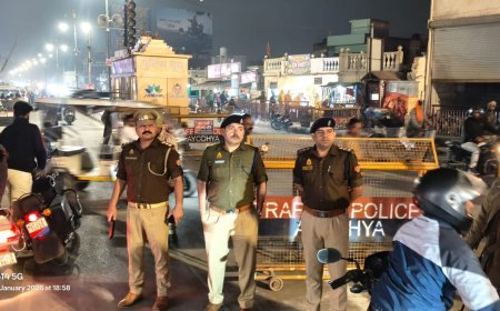 गणतंत्र दिवस को लेकर अयोध्या में कड़ी सुरक्षा, राम जन्मभूमि मार्गों पर सघन चेकिंग अभियान
