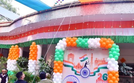 बाराबंकी: जिले में हर्षोल्लास के साथ मनाया गया गणतंत्र दिवस का पर्व, जगह जगह हुए विविध कार्यक्रम