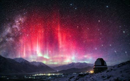 लद्दाख के हानले में दिखा लाल ऑरोरा, वैज्ञानिकों ने बताया सोलर स्टॉर्म का खतरे वाला संकेत