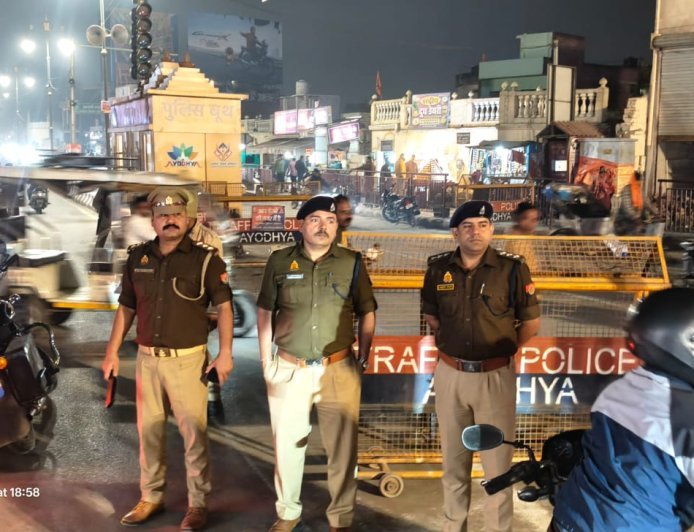 गणतंत्र दिवस को लेकर अयोध्या में कड़ी सुरक्षा, राम जन्मभूमि मार्गों पर सघन चेकिंग अभियान