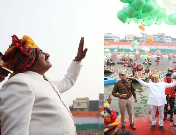 77वां गणतंत्र दिवस: शिप्रा तट पर देशभक्ति का सैलाब, उज्जैन ने रचा इतिहास,सीएम ने किया ध्वजारोहण