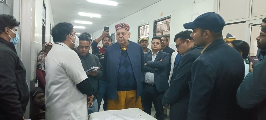 अयोध्या: कृषि मंत्री सूर्य प्रताप शाही ने दर्शननगर मेडिकल कॉलेज का किया निरीक्षण, स्वास्थ्य सेवाओं की परखी हकीकत