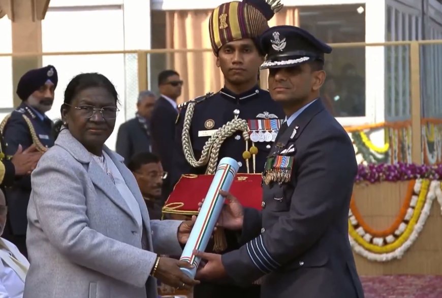 ग्रुप कैप्टन शुभांशु शुक्ला को अशोक चक्र, अंतरिक्ष में साहसिक मिशन के लिए मिला सर्वोच्च सम्मान