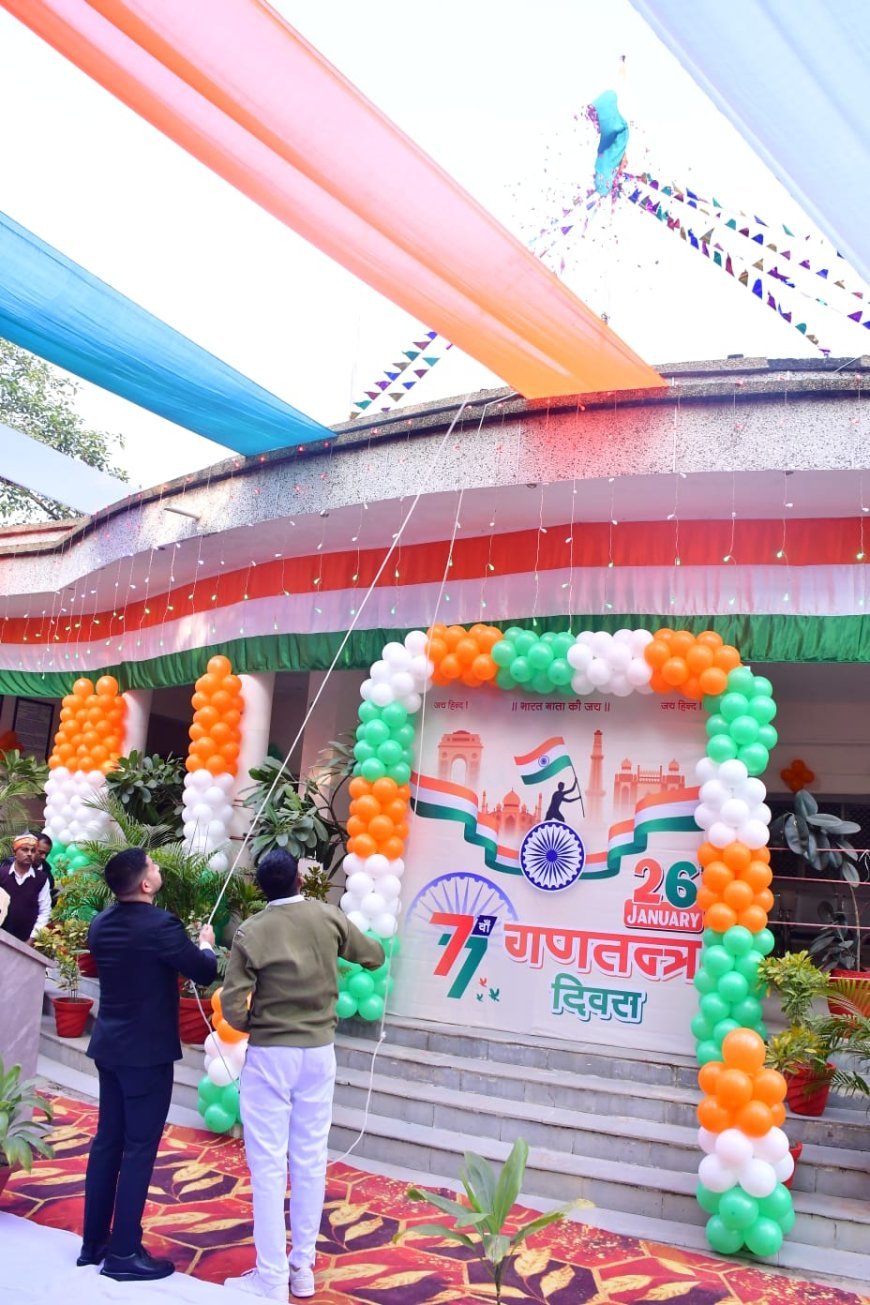 बाराबंकी: जिले में हर्षोल्लास के साथ मनाया गया गणतंत्र दिवस का पर्व, जगह जगह हुए विविध कार्यक्रम