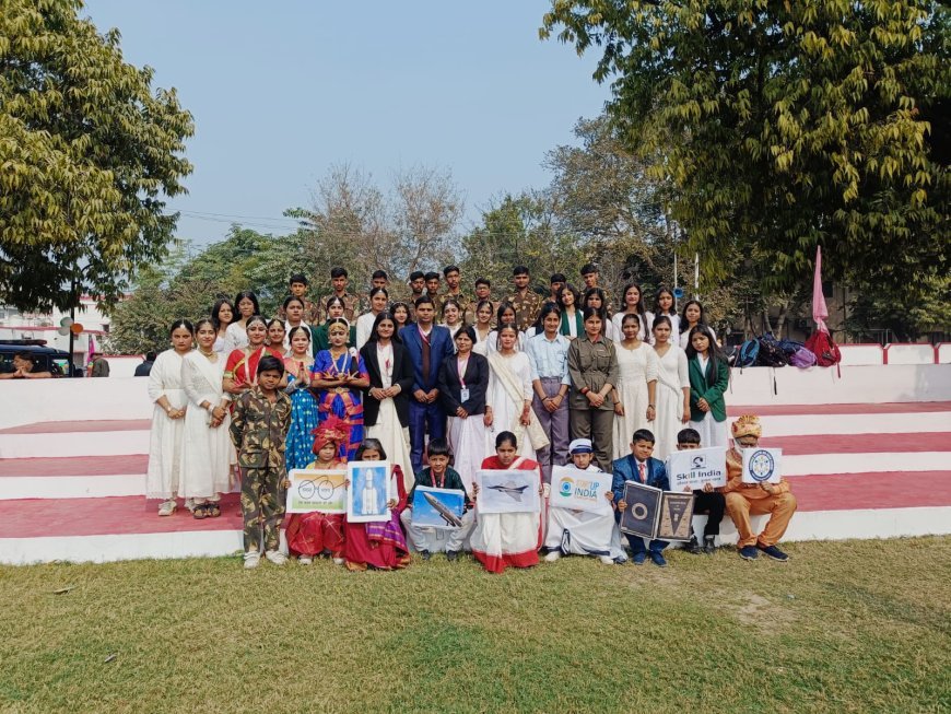 वाराणसी: गणतंत्र दिवस पर कार्यक्रम आयोजित, बच्चों ने दिखाया कौशल