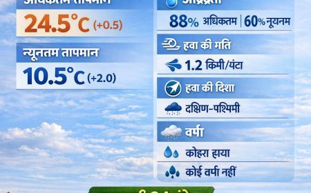 पूर्वी यूपी में कल सुबह हल्का कोहरा, मौसम रहेगा शुष्क :  कृषि मौसम विज्ञान विभाग