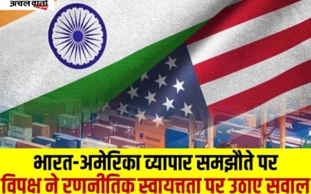 भारत-अमेरिका व्यापार समझौता 2026: ट्रंप-मोदी डील पर सियासी घमासान, कांग्रेस का तीखा हमला