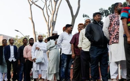 बांग्लादेश में आम चुनाव शुरू, सुरक्षा के व्यापक इंतजाम