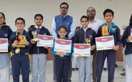 बीएनआई राइजिंग स्टार प्रतियोगिता में बाल भारती पब्लिक स्कूल सीपत का दबदबा