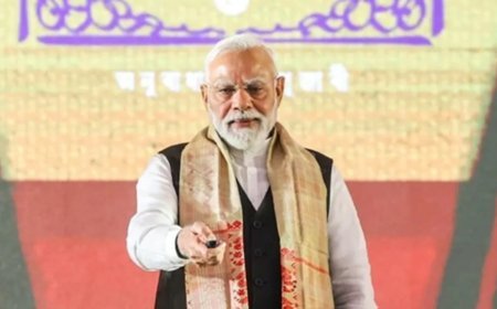 असम में पीएम मोदी ने किया आईआईएम और राष्ट्रीय डाटा केंद्र का उद्घाटन