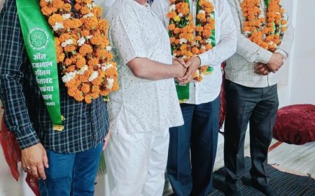 जालौर: पद्दोन्नति पर मुस्लिम सिलावट वेलफेयर संस्थान ने किया स्वागत