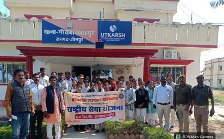 जौनपुर : कानून,साइबर सुरक्षा और हेल्पलाइन की दी गई जानकारी