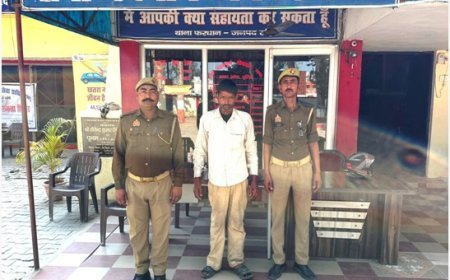 लखीमपुर खीरी: थाना फरधान पुलिस ने वारण्टी अभियुक्त को किया गिरफ्तार