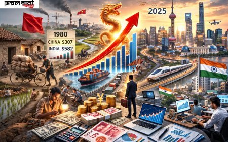 भारत बनाम चीन: कैसे 1980 के बाद बदली आर्थिक तस्वीर, प्रति व्यक्ति आय में इतना बड़ा अंतर क्यों?